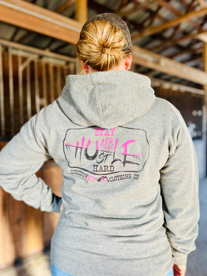 Stay Humble Hustle Hard Adult Hoodie